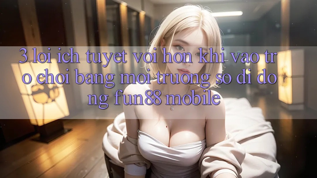 3. Lợi Ích Tuyệt vời hơn Khi Vào Trò chơi Bằng Môi trường số di động Fun88 Mobile