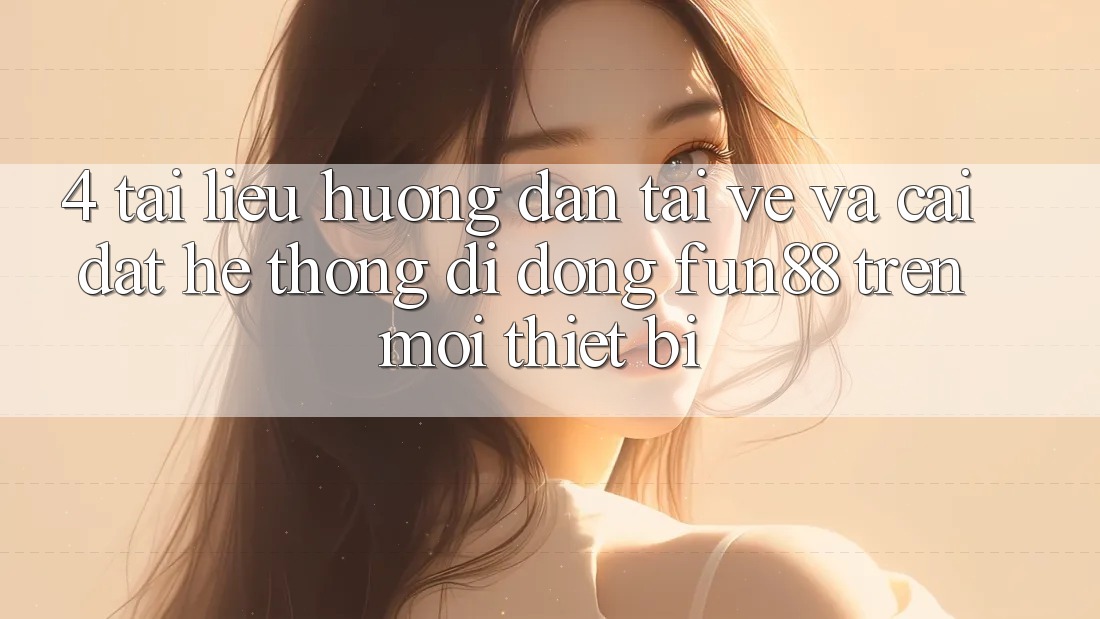 4. Tài liệu hướng dẫn Tải về Và Cài Đặt Hệ thống di động Fun88 Trên Mọi Thiết Bị