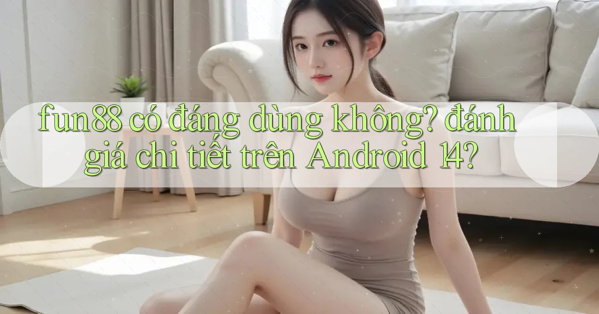 fun88 có đáng dùng không đánh giá chi tiết trên Android 14