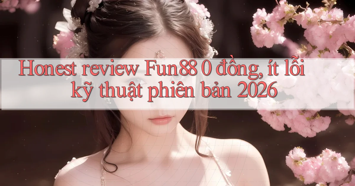 honest review Fun88 0 đồng, ít lỗi kỹ thuật phiên bản 2026