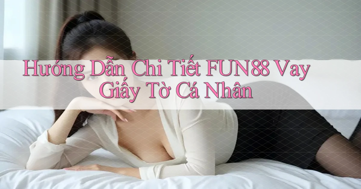 hướng dẫn chi tiết fun88 vay giấy tờ cá nhân