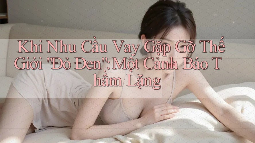 Khi Nhu Cầu Vay Gặp Gỡ Thế Giới “Đỏ Đen”: Một Cảnh Báo Thầm Lặng