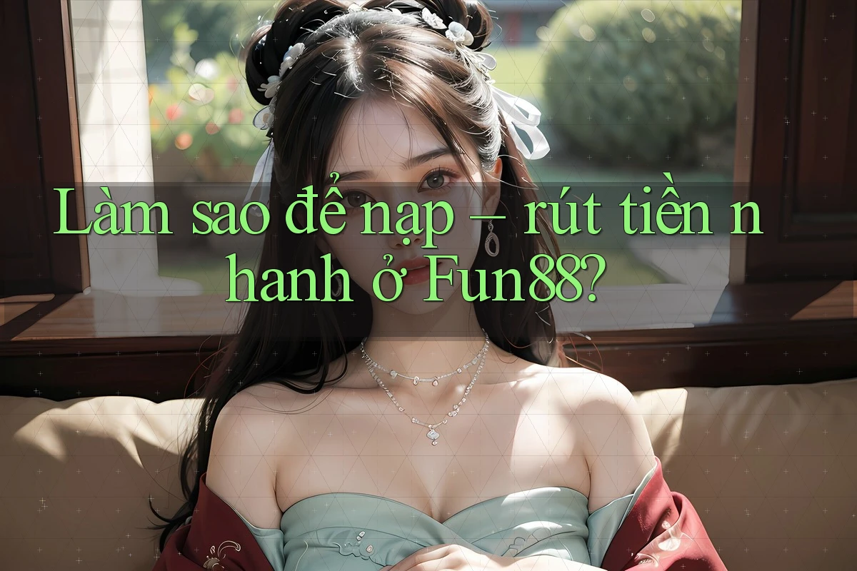 Làm sao để nạp – rút tiền nhanh ở Fun88?