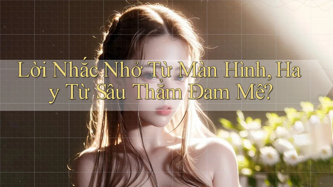 Lời Nhắc Nhở Từ Màn Hình, Hay Từ Sâu Thẳm Đam Mê?