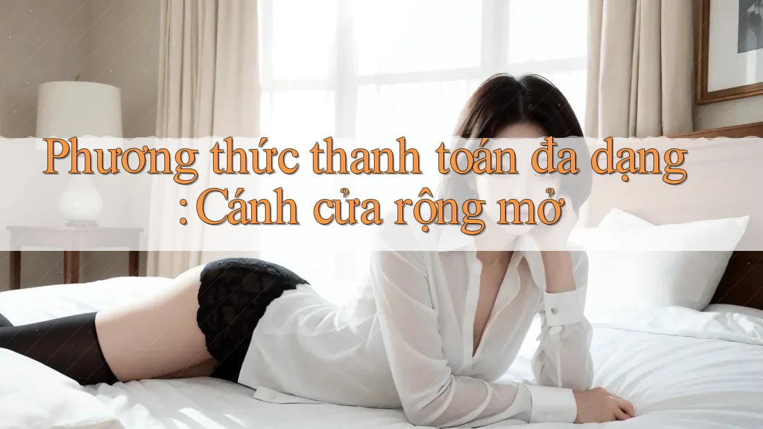 Phương thức thanh toán đa dạng: Cánh cửa rộng mở