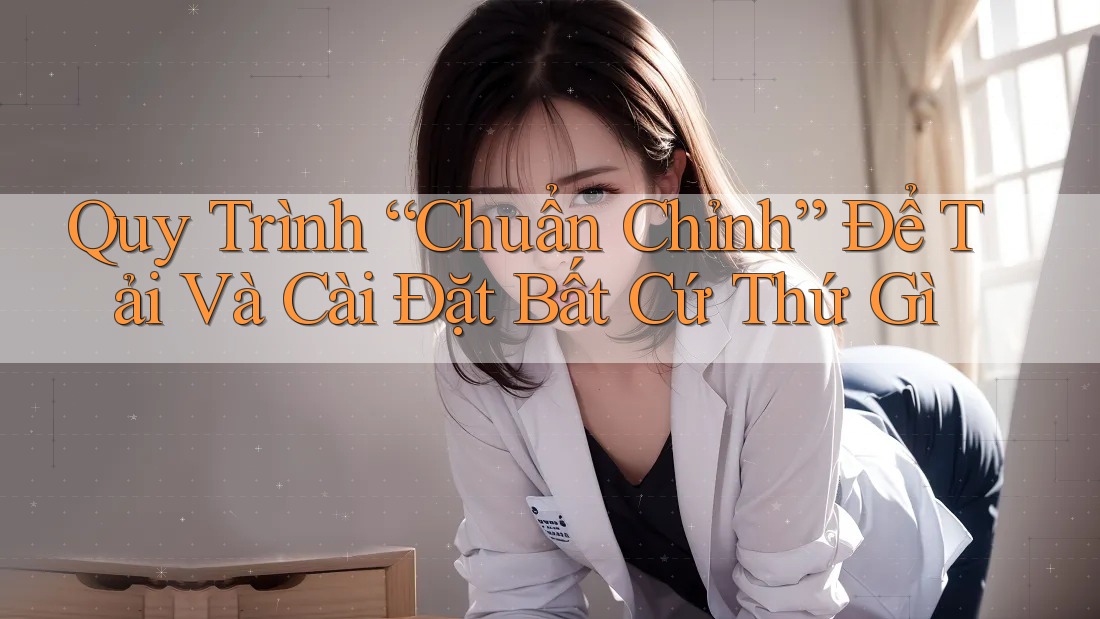 Quy Trình “Chuẩn Chỉnh” Để Tải Và Cài Đặt Bất Cứ Thứ Gì