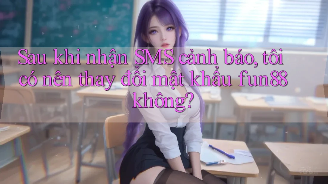 Sau khi nhận SMS cảnh báo, tôi có nên thay đổi mật khẩu fun88 không?